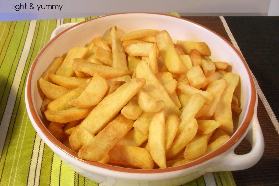 Very crunchy chips, recipe for oven or Airfryer, Light & Yummy