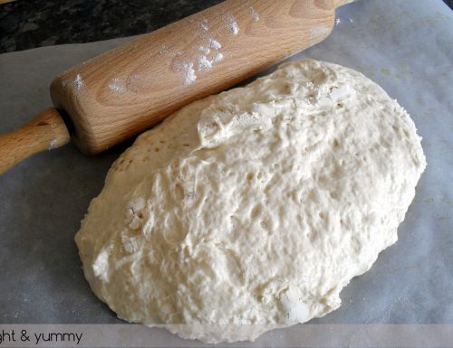 Easy pizza dough “no need to knead”