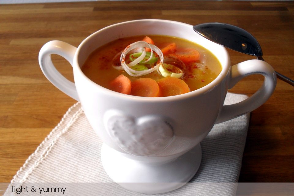 Vegetable detox soup, Light & Yummy
