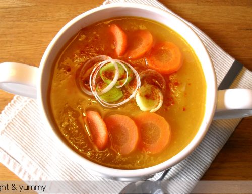 Vegetable detox soup, an after holidays must