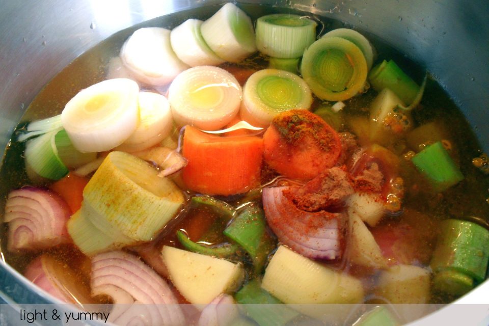 Vegetable detox soup, Light & Yummy